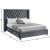 Aiden Velvet King Size Bed