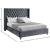 Aiden Velvet Queen Size Bed