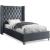 Aiden Velvet Twin Size Bed