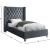 Aiden Velvet Twin Size Bed