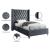 Aiden Velvet Twin Size Bed