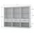 Mulberry 2.0 3 Sectional Wardrobe Closet w/6 Drawers, Set of 3