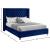 Aiden Velvet King Size Bed