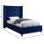 Aiden Velvet Twin Size Bed