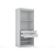 Mulberry 2.0 Semi Open 2 Sectional Wardrobe Corner Closet w/2 Drawers