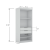 Mulberry 2.0 Semi Open 2 Sectional Wardrobe Corner Closet w/2 Drawers