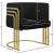 Rays Velvet Accent Chair