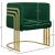 Rays Velvet Accent Chair