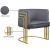 Rays Velvet Accent Chair
