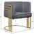 Rays Velvet Accent Chair