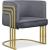 Rays Velvet Accent Chair