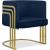 Rays Velvet Accent Chair