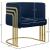 Rays Velvet Accent Chair