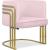 Rays Velvet Accent Chair