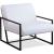 Industry Faux Leather Accent Chair