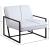 Industry Faux Leather Accent Chair
