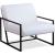 Industry Faux Leather Accent Chair