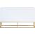 Maxine 6-Drawer Wood Dresser with Brushed Gold Metal Legs & Handles