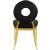 Carousel Velvet Dining Chair with Stainless Steel Frame