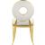 Carousel Velvet Dining Chair with Gold Stainless Steel Frame