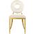 Carousel Velvet Dining Chair with Stainless Steel Frame