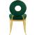 Carousel Velvet Dining Chair with Stainless Steel Frame