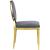 Carousel Velvet Dining Chair with Gold Stainless Steel Frame