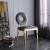 Carousel Velvet Dining Chair with Stainless Steel Frame