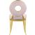 Carousel Velvet Dining Chair with Stainless Steel Frame