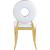 Carousel Velvet Dining Chair with Stainless Steel Frame