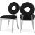 Carousel Velvet Dining Chair with Chrome Stainless Steel Frame