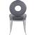 Carousel Velvet Dining Chair with Stainless Steel Frame