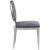 Carousel Velvet Dining Chair with Stainless Steel Frame