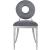 Carousel Velvet Dining Chair with Stainless Steel Frame