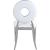 Carousel Faux Leather Dining Chair with Chrome Stainless Steel Frame