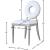 Carousel Velvet Dining Chair with Stainless Steel Frame