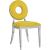 Carousel Velvet Dining Chair with Chrome Stainless Steel Frame