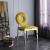Carousel Velvet Dining Chair with Chrome Stainless Steel Frame