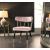 Rheingold Velvet Dining Chair with Matte Black Metal Legs & Gold Tips