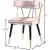 Rheingold Velvet Dining Chair with Matte Black Metal Legs & Gold Tips