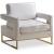 Amelia Faux Leather Accent Chair