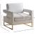 Amelia Faux Leather Accent Chair