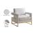 Amelia Faux Leather Accent Chair