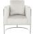 Casa Velvet Chair with Chrome Iron Metal Base