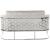 Casa Velvet Loveseat with Chrome Iron Metal Base