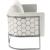 Casa Velvet Loveseat with Chrome Iron Metal Base