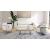 Casa Velvet Sofa with Silver Base
