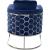 Casa Velvet Chair with Chrome Iron Metal Base