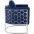 Casa Velvet Chair with Chrome Iron Metal Base