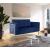 Casa Velvet Loveseat with Chrome Iron Metal Base